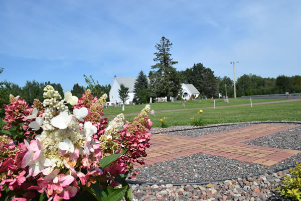 Image of a Flowsers in the Cemetery