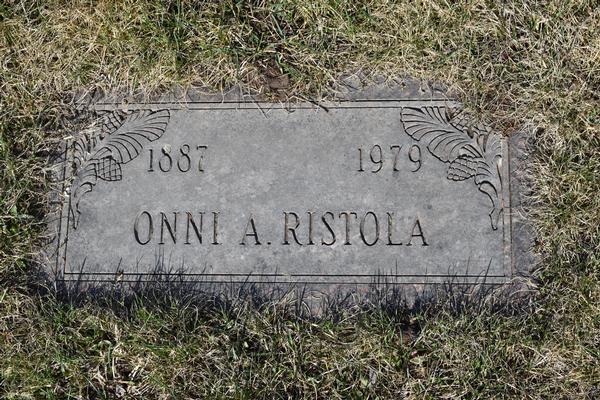  Onni A Ristola Marker Image