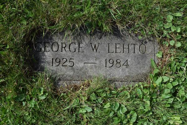  George W Lehto Marker Image