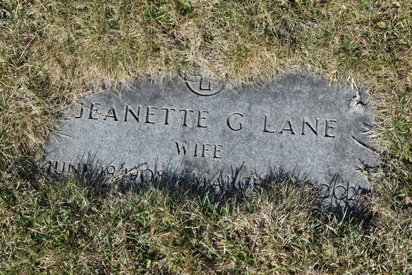  Jeanette G Lane Marker Image