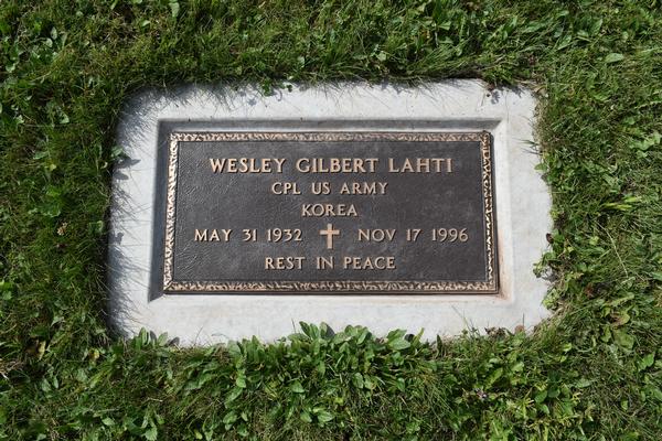  Wesley Gilbert Lahti Marker Image