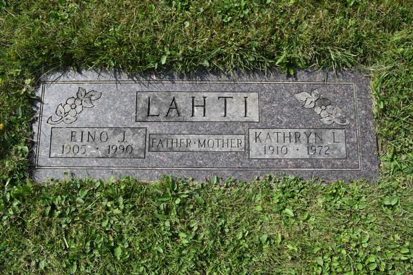  Eino Jalmer Lahti Marker Image
