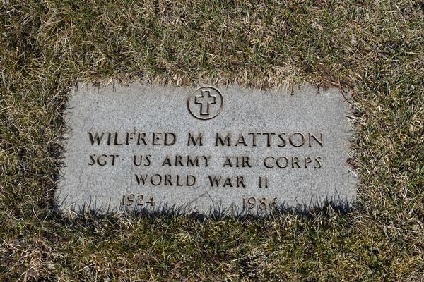  Wilfred M Mattson Marker Image