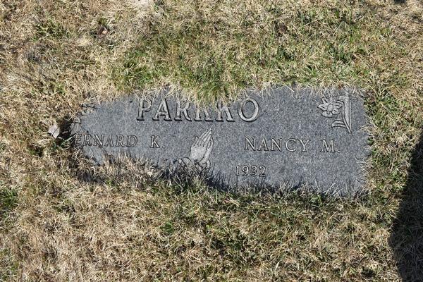  Nancy Muriel Parkko (Sunnarborg) Marker Image