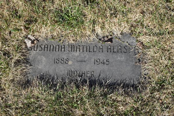  Susanna Matilda Alaspa Marker Image