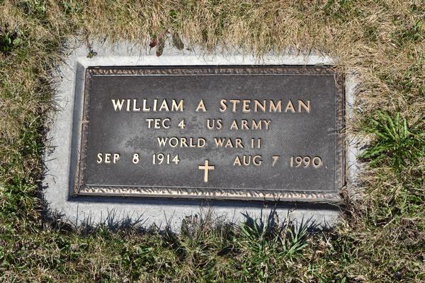  William Anton Stenman Marker Image