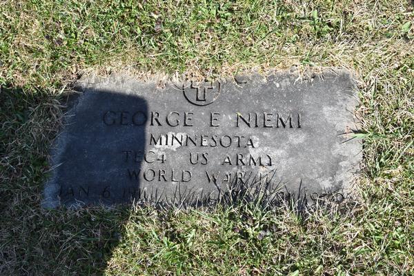  George Niemi Marker Image
