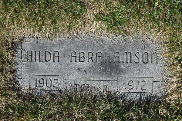  Hilda Ida Abrahamson Marker Image