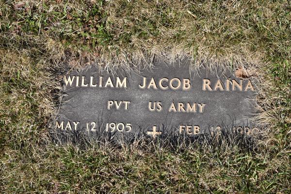  William Jacob Raina Marker Image