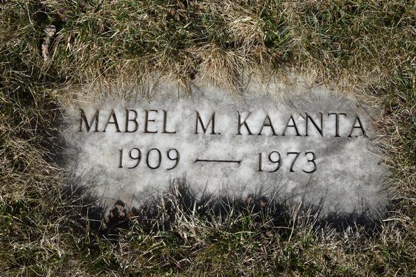  Mabel M Kaanta Marker Image